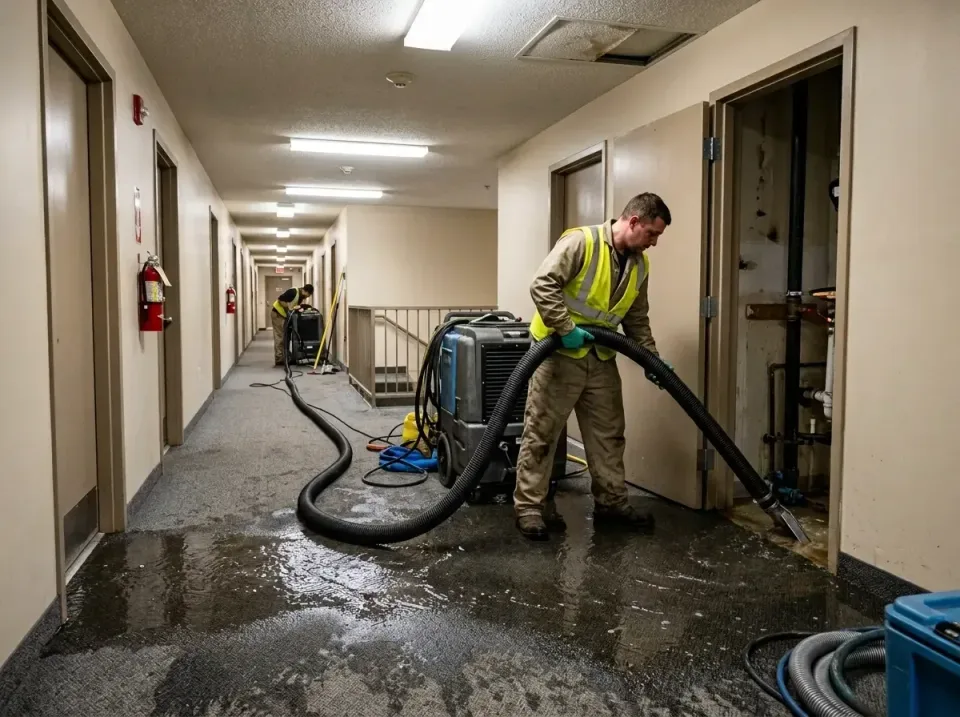 multi-unit-apartment-hallway-f-005 — frequently asked questions, Emergency Burst Pipe Water Extraction & Removal in Jasmine…